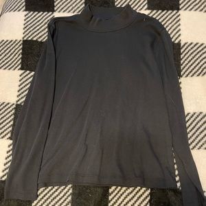 Black thermal turtle neck